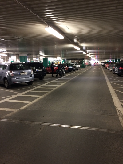 I garaget på Kista galleria ligger Migutan FP 110