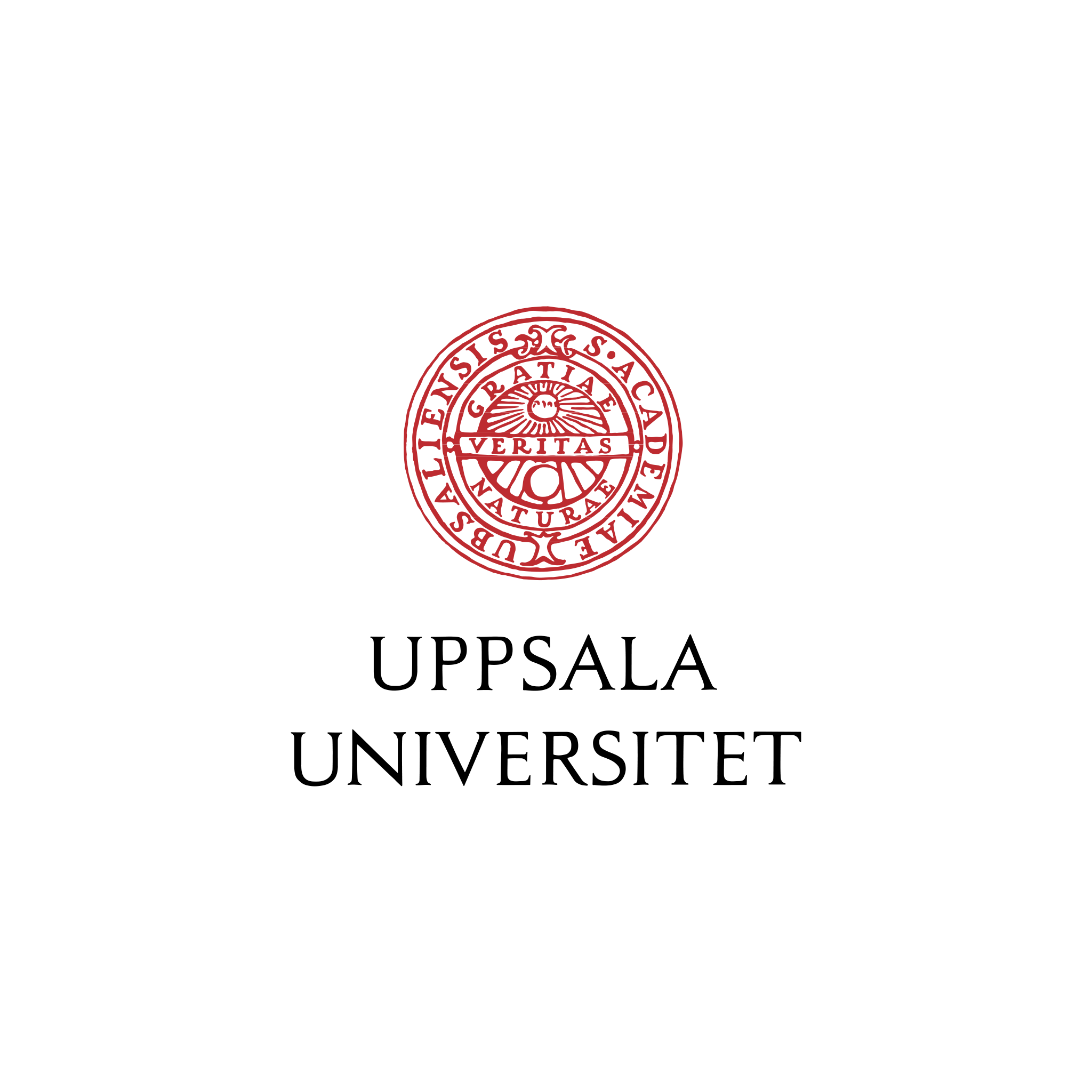 Uppsala Universitet logo in black & red