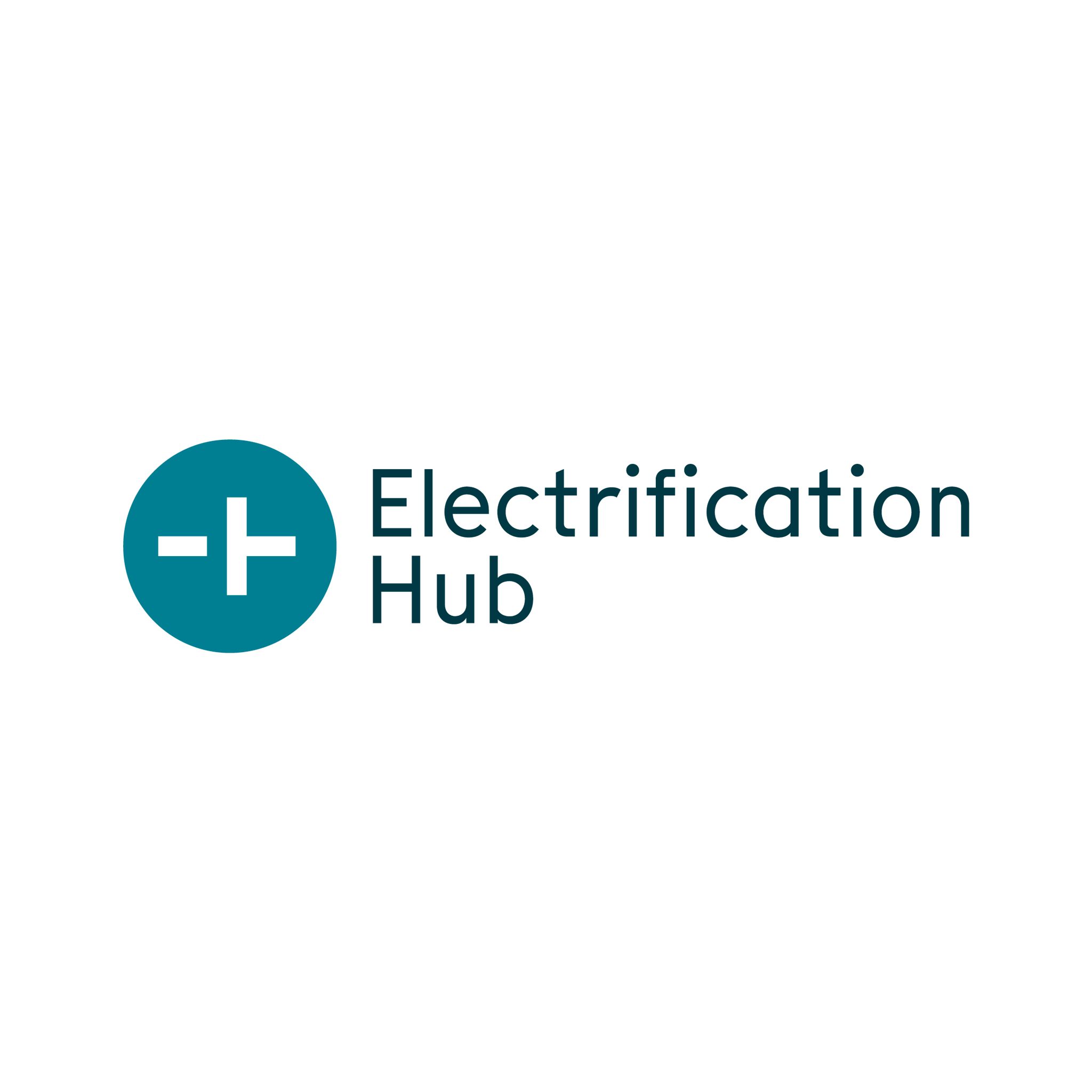 Electrification Hub logo in turquoise